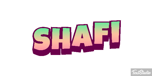 Shafi Tekst effect