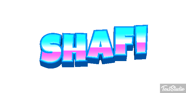 Shafi Tekst effect