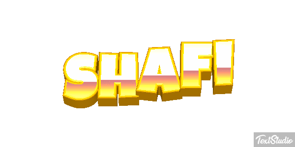 Shafi Tekst effect