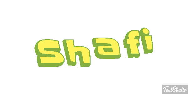 Shafi Tekst effect