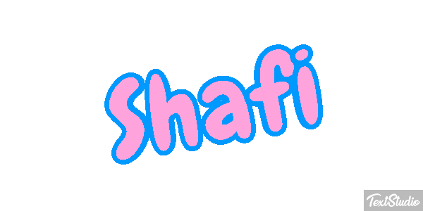 Shafi Tekst effect