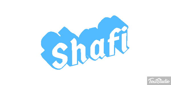 Shafi Tekst effect