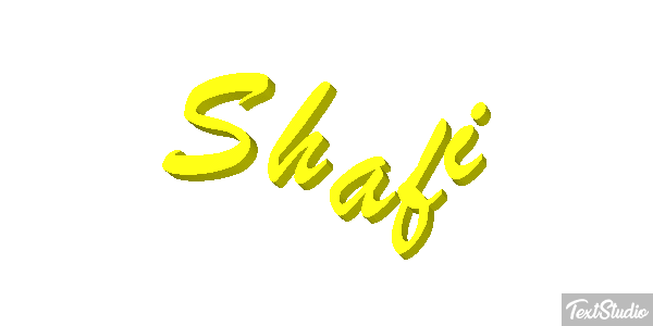 Shafi Tekst effect
