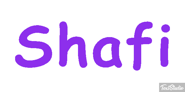 Shafi Tekst effect