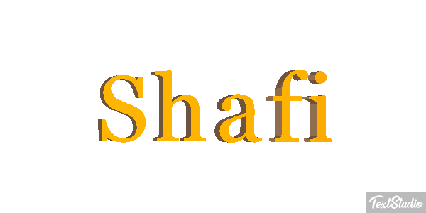 Shafi Tekst effect