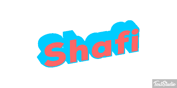 Shafi Tekst effect