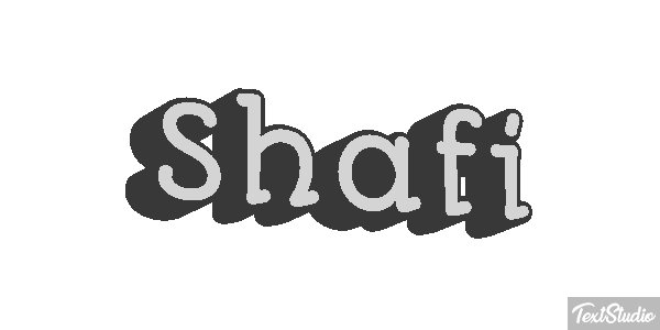 Shafi Tekst effect