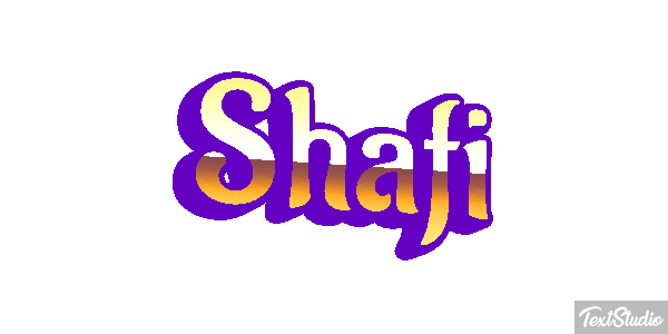 Shafi Tekst effect