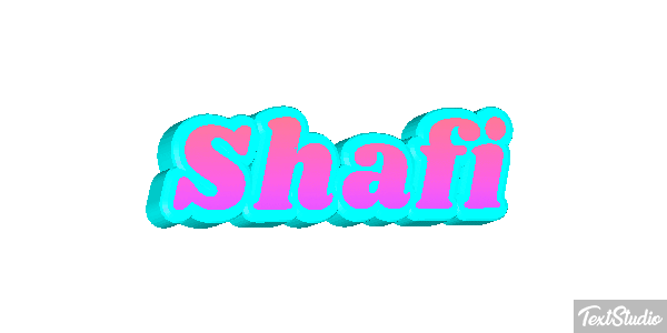 Shafi Tekst effect