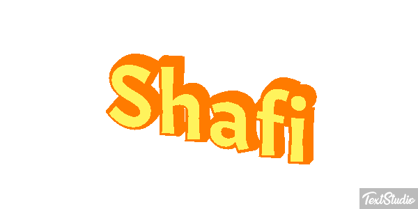 Shafi Tekst effect