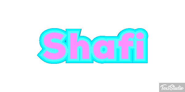 Shafi Tekst effect
