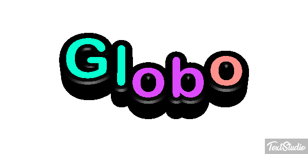 Globo Efecto de texto