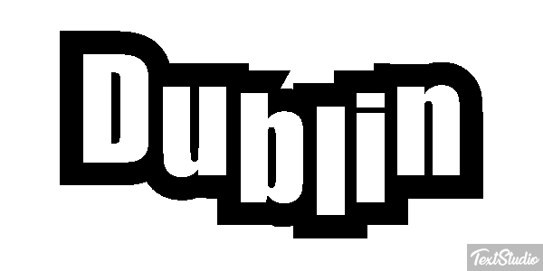 Dublin Tekst effect