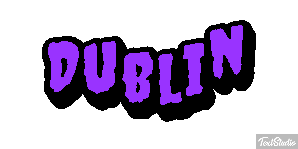 Dublin Tekst effect