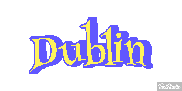 Dublin Tekst effect