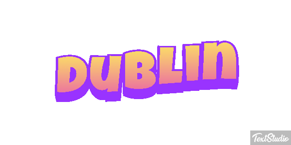 Dublin Tekst effect
