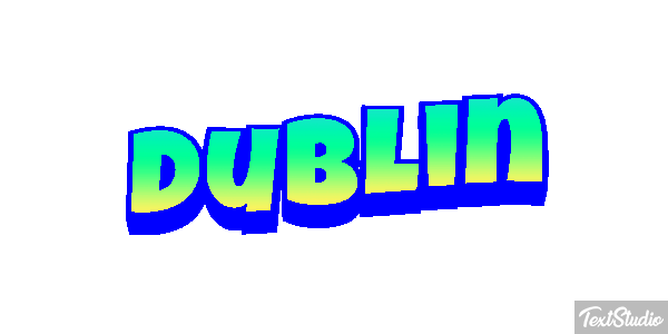 Dublin Tekst effect
