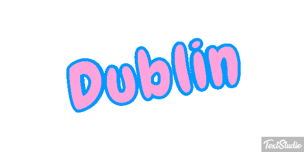 Dublin Tekst effect