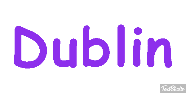 Dublin Tekst effect