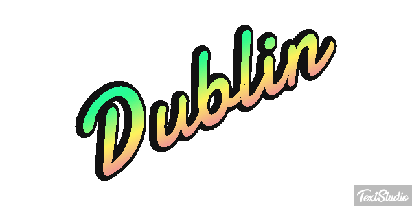 Dublin Tekst effect