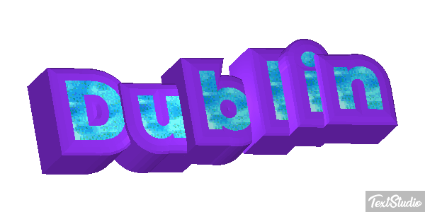 Dublin Tekst effect