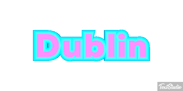 Dublin Tekst effect