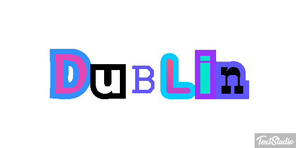 Dublin Tekst effect