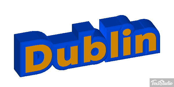 Dublin Tekst effect