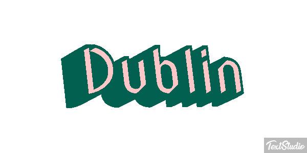 Dublin Tekst effect