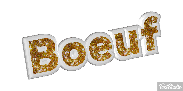Boeuf Tekst effect