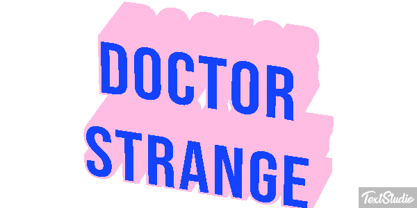 Doctor Strange Effet de texte