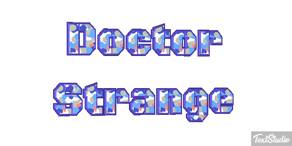 Doctor Strange Effet de texte