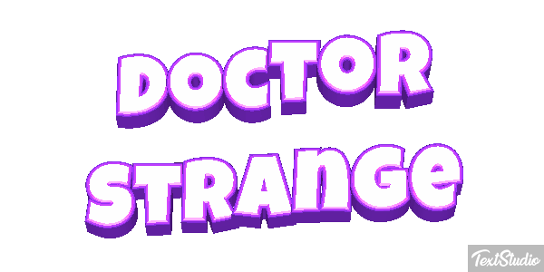 Doctor Strange Effet de texte