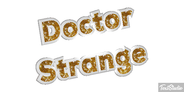 Doctor Strange Effet de texte