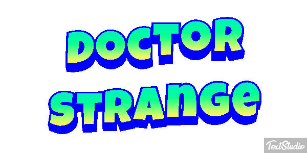 Doctor Strange Effet de texte