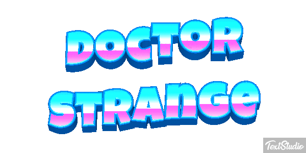 Doctor Strange Effet de texte