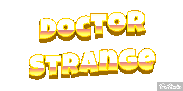 Doctor Strange Effet de texte