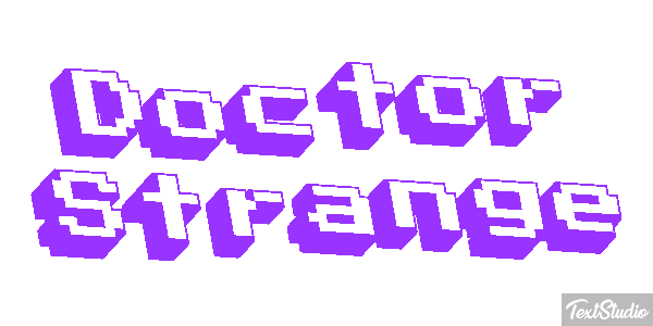 Doctor Strange Effet de texte
