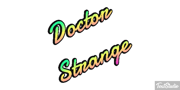 Doctor Strange Effet de texte