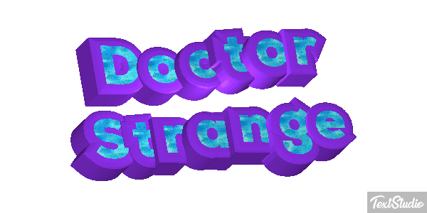Doctor Strange Effet de texte