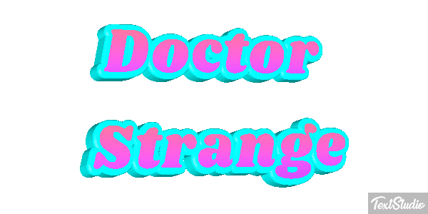 Doctor Strange Effet de texte