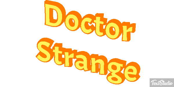 Doctor Strange Effet de texte