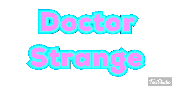 Doctor Strange Effet de texte