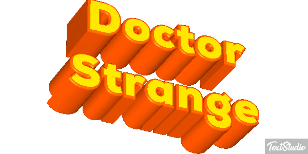 Doctor Strange Effet de texte