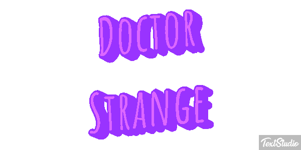 Doctor Strange Effet de texte