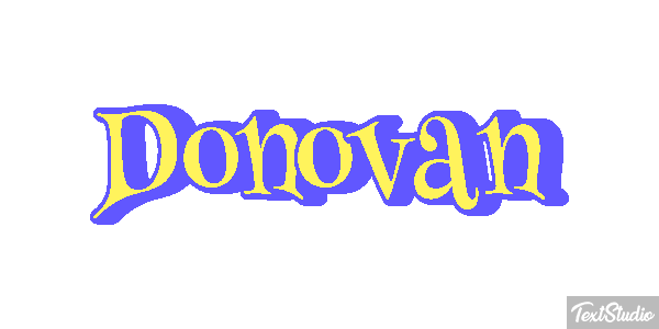 Donovan テキスト効果