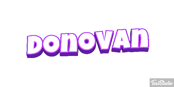 Donovan テキスト効果