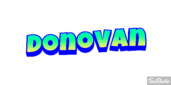 Donovan テキスト効果