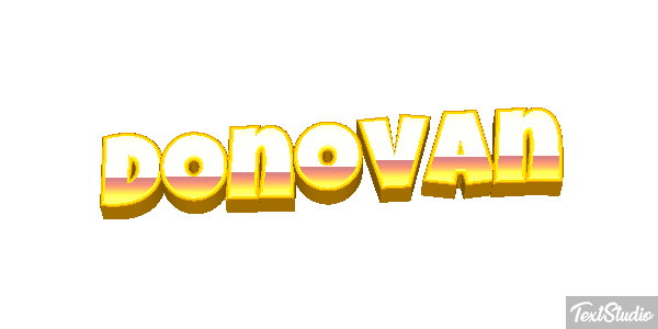 Donovan テキスト効果