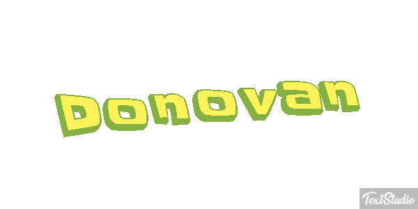Donovan テキスト効果